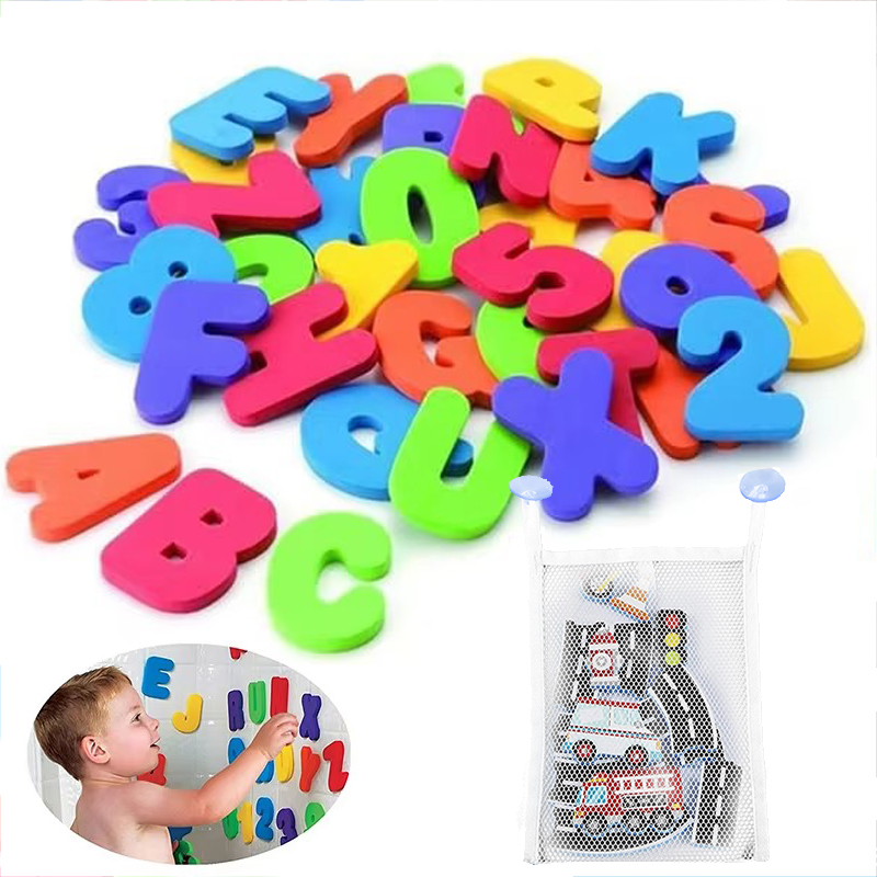 Children Bath Toys Foam Fun Fl - đánh giá và giá Number Puzzle Foam
