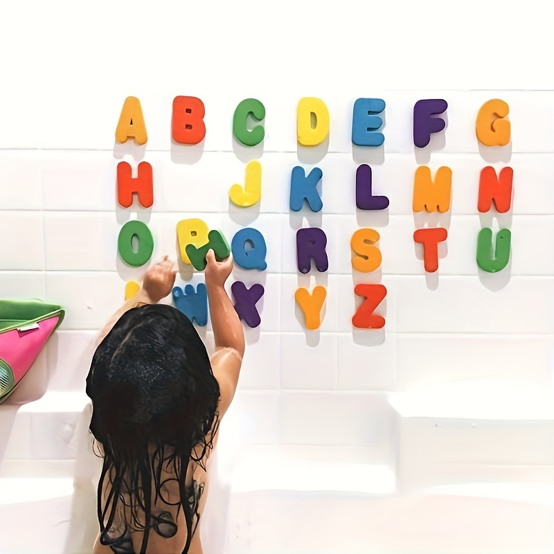 36pcs Set Of Bath Foam Letters - đánh giá và giá Number Puzzle Foam