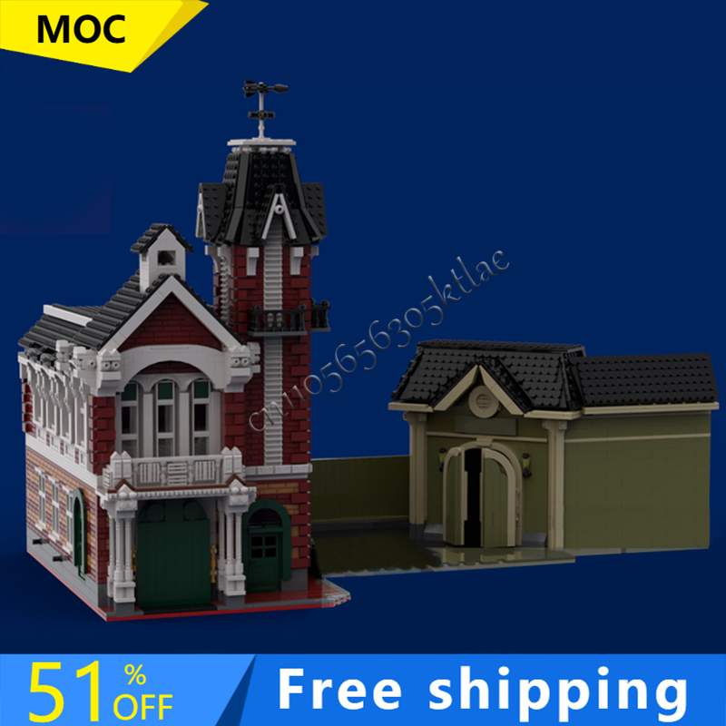 5172PCS MOC City Street Views  - đánh giá và giá Kingdom Kids Education
