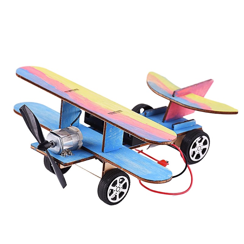 STEM Wooden Electric Biplane M - đánh giá và giá Kingdom Kids Education